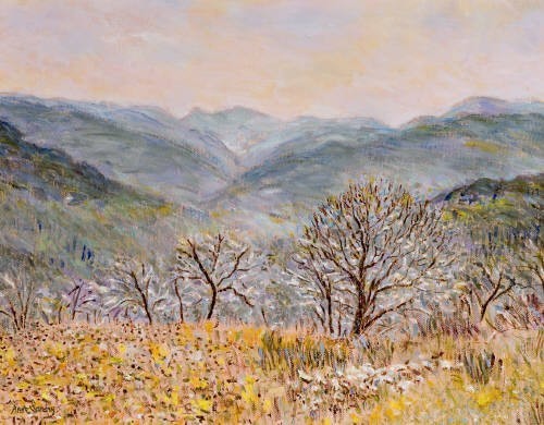 Cheres Montagnes painting