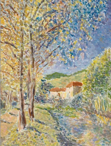 Cottage Bourguignon painting